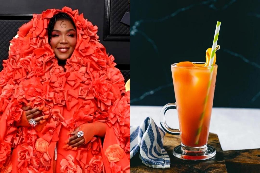 Lizzo, Rum Orange Cocktail