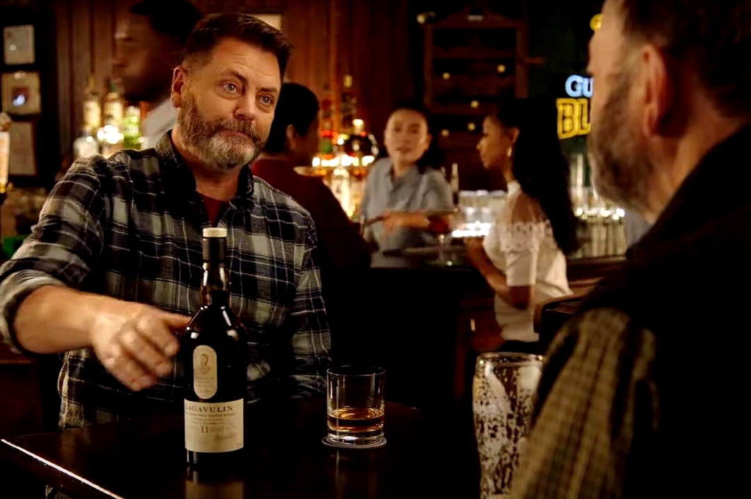 Nick Offerman, Lagavulin Scotch