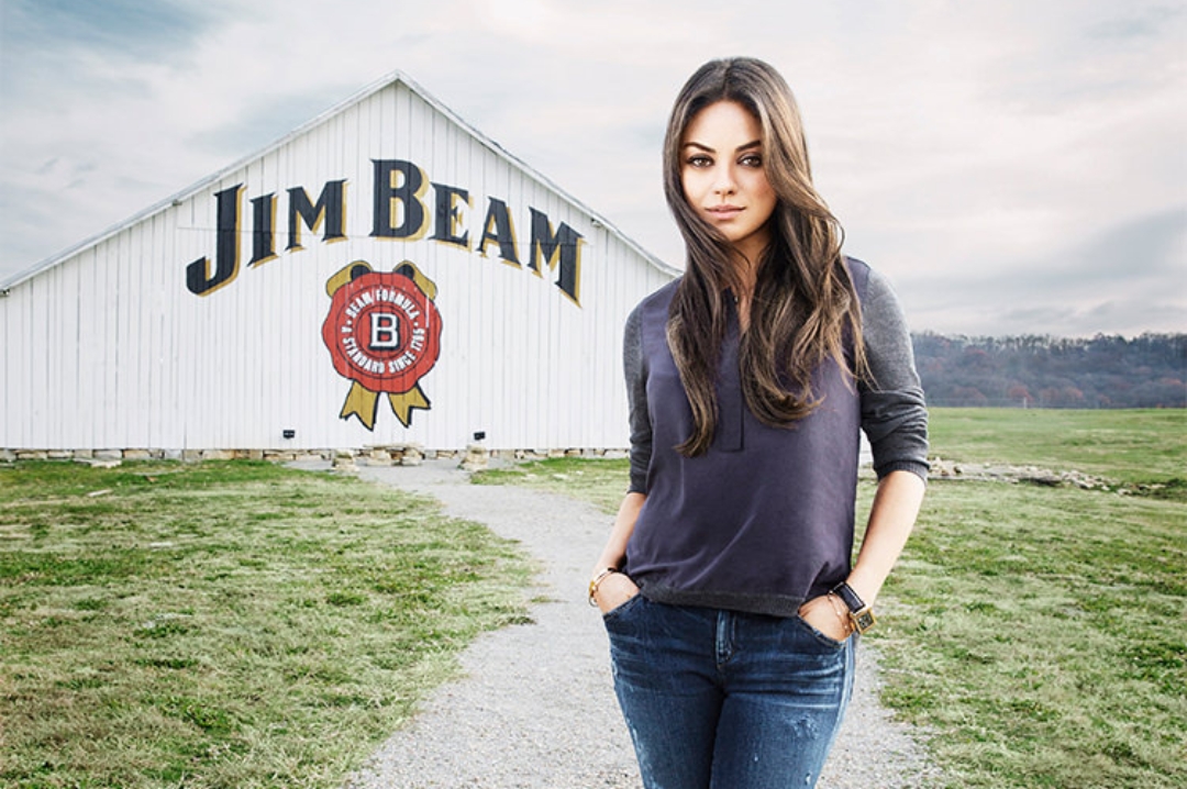 Mila Kunis, Jim Beam