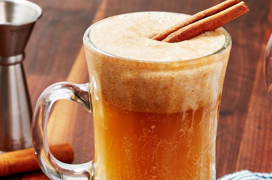 Hot buttered rum