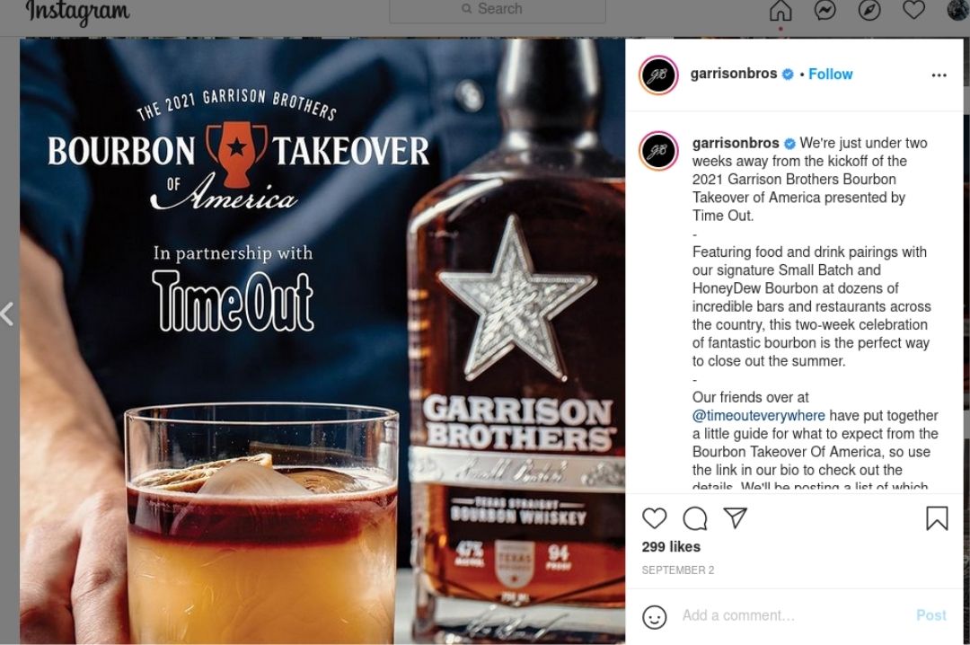 garrisonbrothers bourbontakeoverofamerica instagram