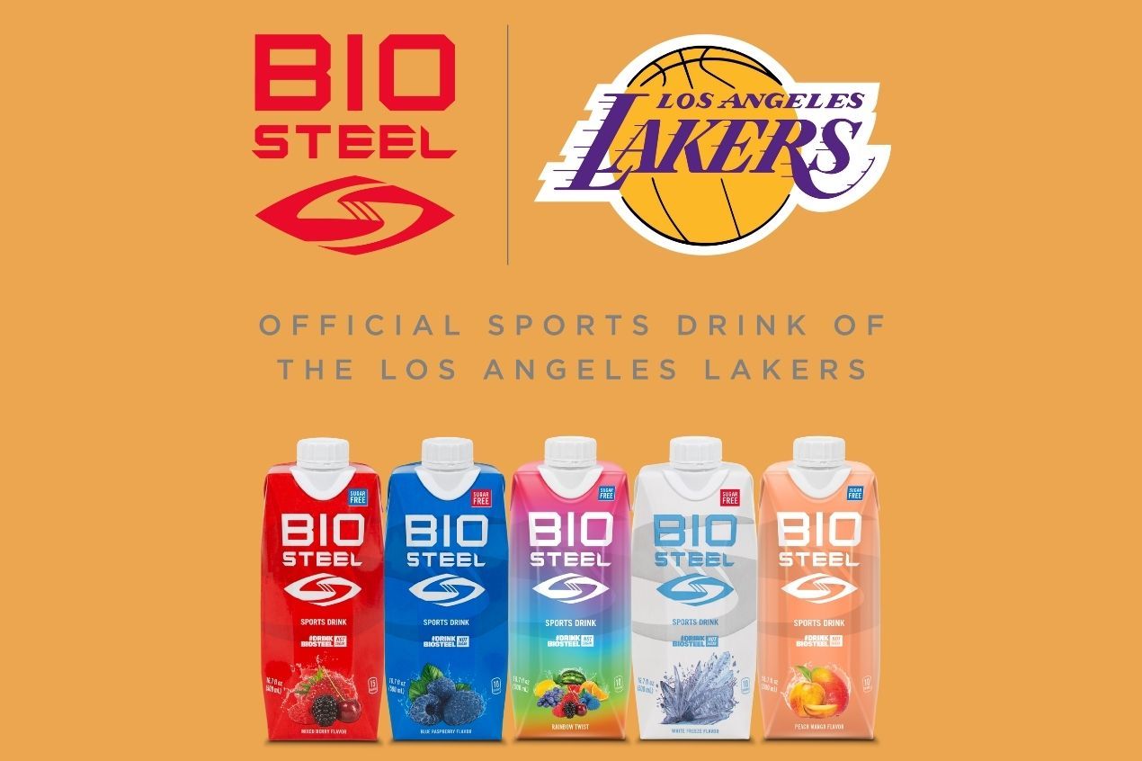 Photo for: BioSteel named official sports drink of the LA Lakers